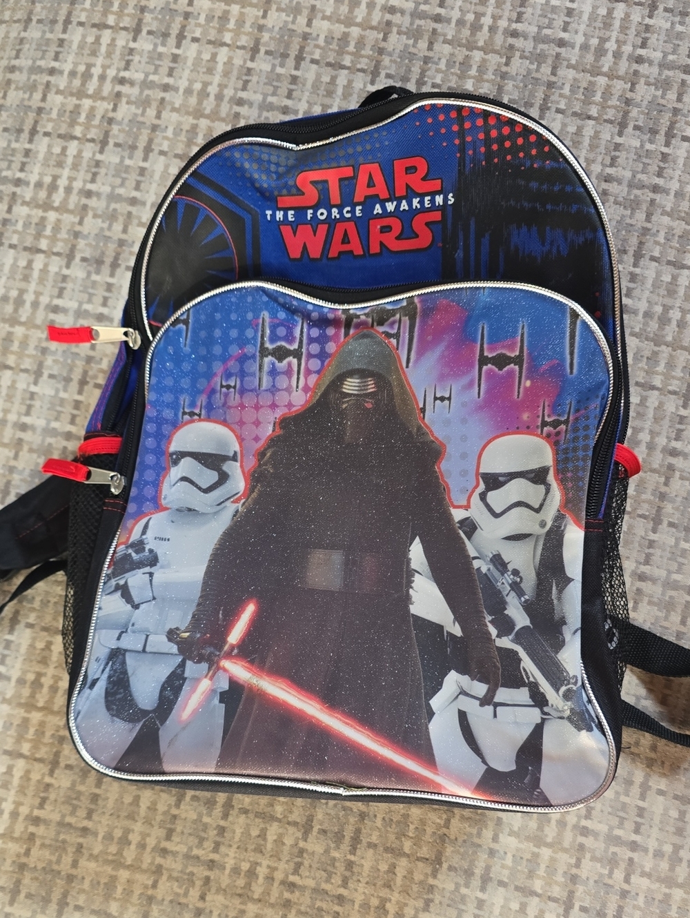Star Wars The Force Awakens Kids' Blue and Black Backpack